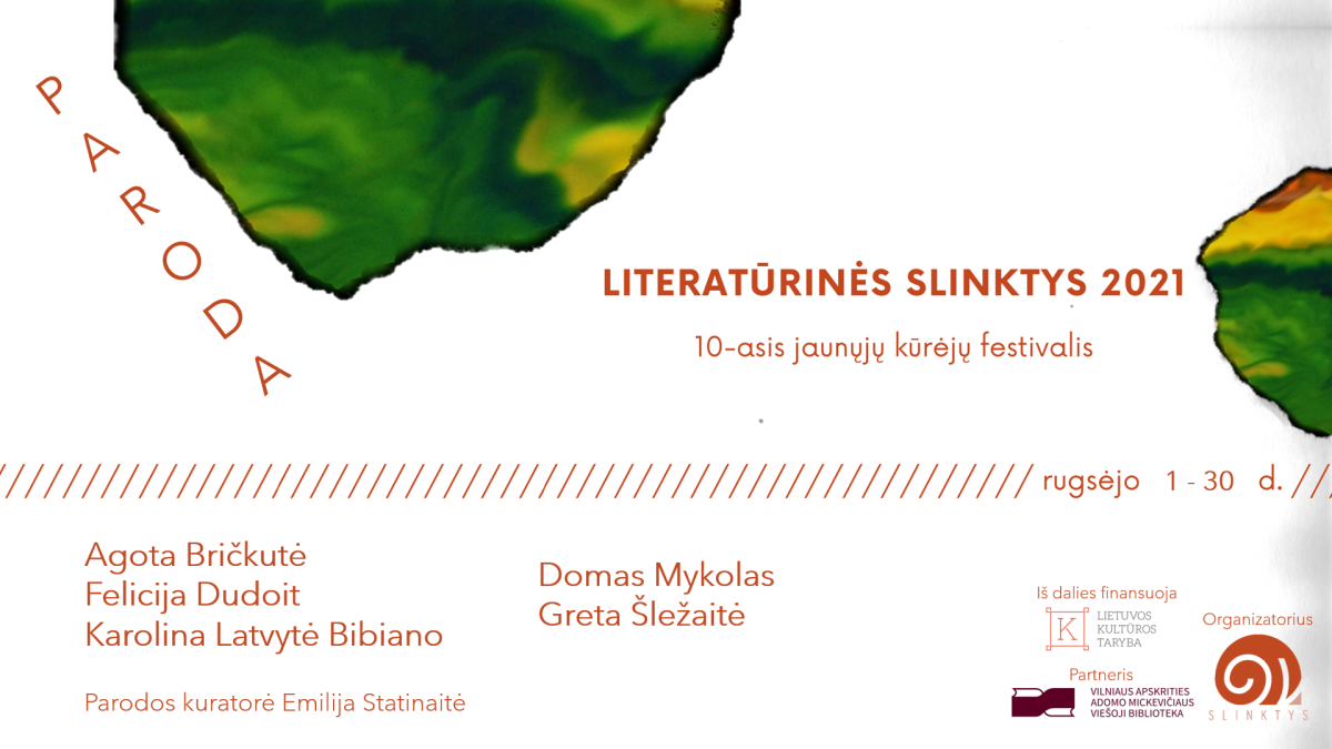 Festivalio Literatūrinės slinktys 2021 atidarymas ir parodos