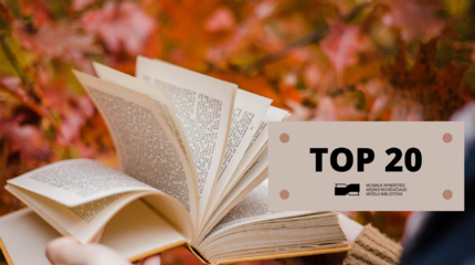 TOP 20 knygų bibliotekoje pasitinkant rudenį