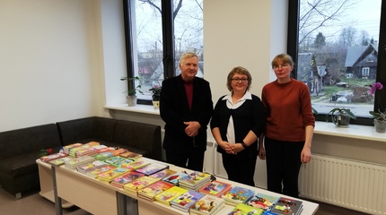 Susitikimai su vaikų rašytoju Vytautu Račicku regiono bibliotekose