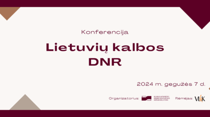 Kviečiame bibliotekininkus į lietuvių kalbos konferenciją 