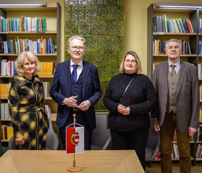 2026-01-27 Austrijos ambasadoriaus dr. Johannes Aigner vizitas Vilniaus apskrities Adomo...