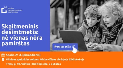 Skaitmeninius įgūdžius lavinantys mokymai – gyvai ir internetu