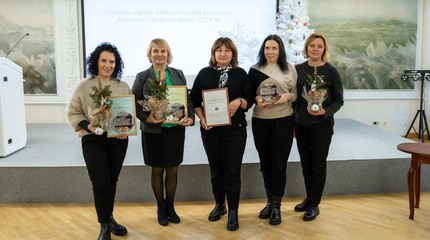 Geriausių Vilniaus regiono bibliotekininkų apdovanojimai „Riešutas 2024“