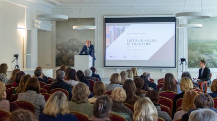 Konferencijoje nagrinėtas kalbos ir tapatybės ryšys