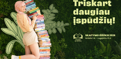 Svarbi informacija dėl „Vasara su knyga“ registracijos sistemos