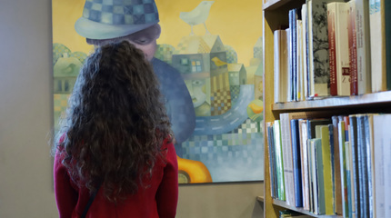 Spalio mėnesio meno parodos bibliotekoje