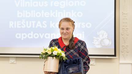 Geriausio metų Vilniaus regiono bibliotekininko konkursą laimėjo Ramunda Misiūnienė