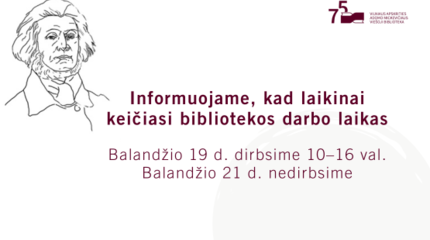 Laikini darbo laiko pasikeitimai