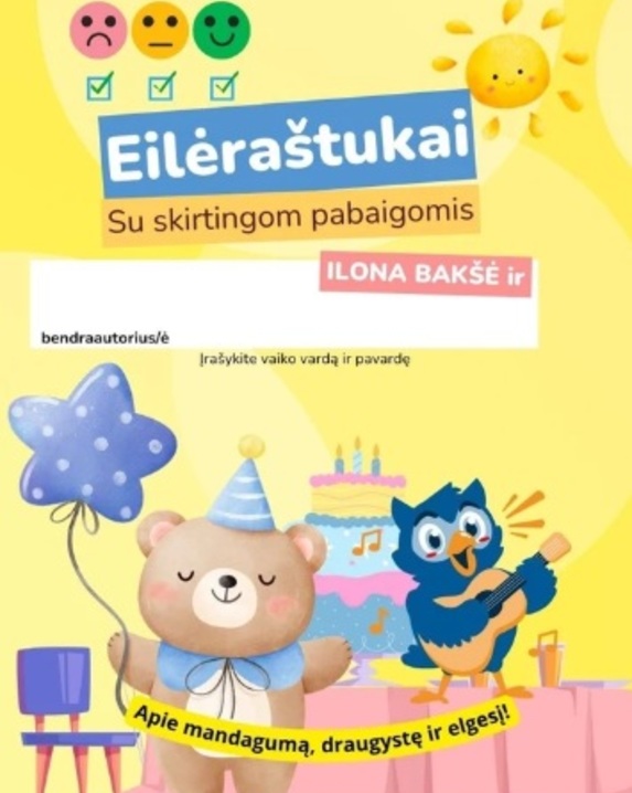 Eilėraštukai su skirtingomis pabaigomis