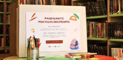 Kviečiame dalintis mokyklos reikmenimis!